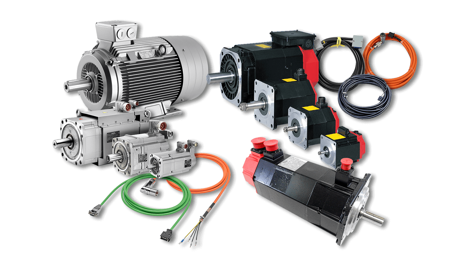 CNC motors and cables - BVS Industrie-Elektronik